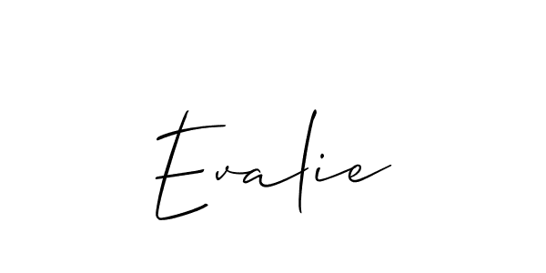 Here are the top 10 professional signature styles for the name Evalie. These are the best autograph styles you can use for your name. Evalie signature style 2 images and pictures png