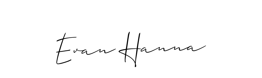 How to Draw Evan Hanna signature style? Allison_Script is a latest design signature styles for name Evan Hanna. Evan Hanna signature style 2 images and pictures png