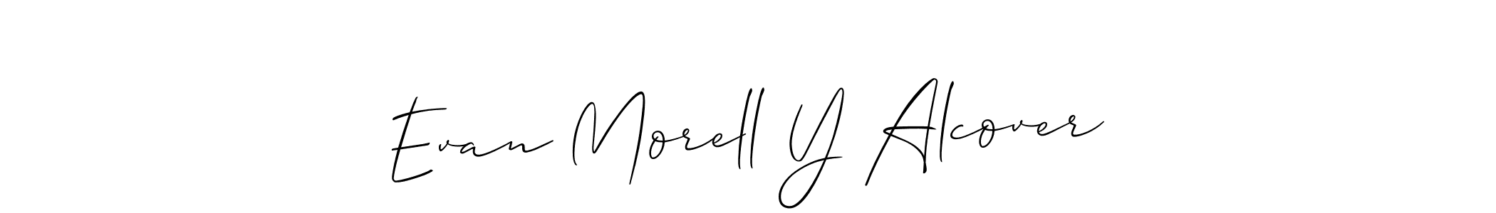 You can use this online signature creator to create a handwritten signature for the name Evan Morell Y Alcover. This is the best online autograph maker. Evan Morell Y Alcover signature style 2 images and pictures png