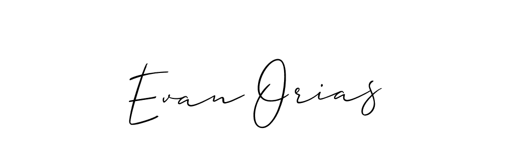 You should practise on your own different ways (Allison_Script) to write your name (Evan Orias) in signature. don't let someone else do it for you. Evan Orias signature style 2 images and pictures png