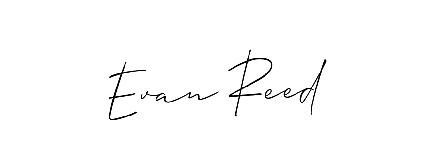 You should practise on your own different ways (Allison_Script) to write your name (Evan Reed) in signature. don't let someone else do it for you. Evan Reed signature style 2 images and pictures png