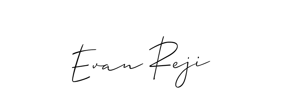 Best and Professional Signature Style for Evan Reji. Allison_Script Best Signature Style Collection. Evan Reji signature style 2 images and pictures png