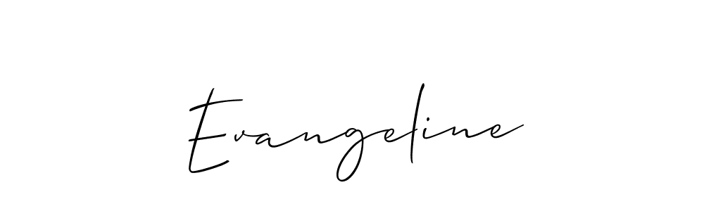 Once you've used our free online signature maker to create your best signature Allison_Script style, it's time to enjoy all of the benefits that Evangeline name signing documents. Evangeline signature style 2 images and pictures png