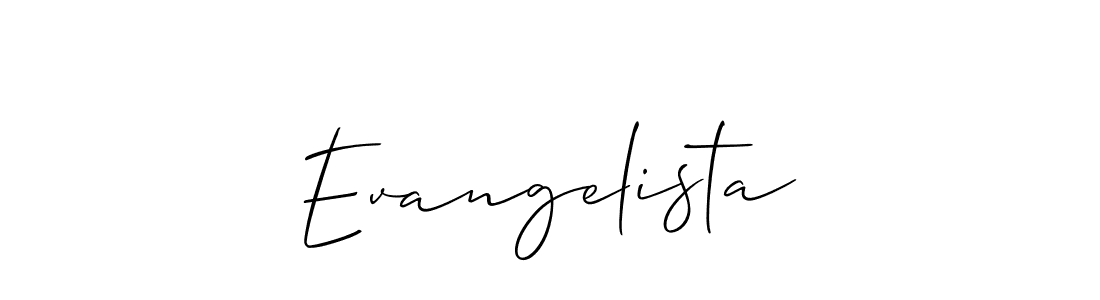 Evangelista stylish signature style. Best Handwritten Sign (Allison_Script) for my name. Handwritten Signature Collection Ideas for my name Evangelista. Evangelista signature style 2 images and pictures png