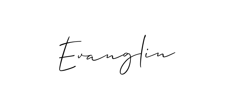 It looks lik you need a new signature style for name Evanglin. Design unique handwritten (Allison_Script) signature with our free signature maker in just a few clicks. Evanglin signature style 2 images and pictures png