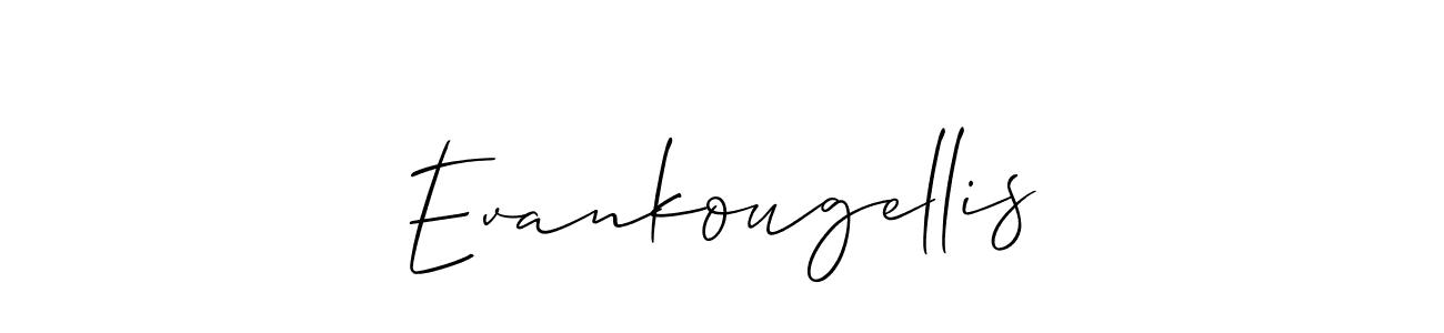 Make a beautiful signature design for name Evankougellis. Use this online signature maker to create a handwritten signature for free. Evankougellis signature style 2 images and pictures png