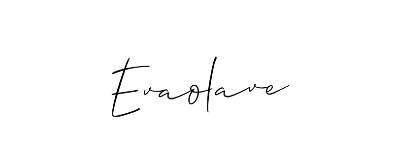 Also we have Evaolave name is the best signature style. Create professional handwritten signature collection using Allison_Script autograph style. Evaolave signature style 2 images and pictures png