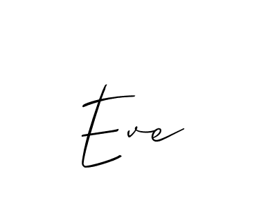 You should practise on your own different ways (Allison_Script) to write your name (Eve ) in signature. don't let someone else do it for you. Eve  signature style 2 images and pictures png