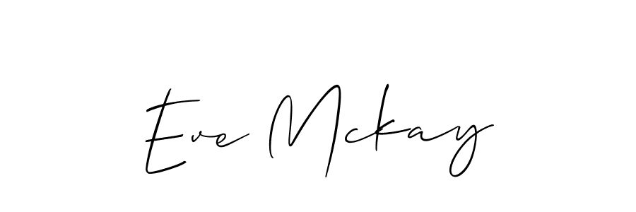 Best and Professional Signature Style for Eve Mckay. Allison_Script Best Signature Style Collection. Eve Mckay signature style 2 images and pictures png