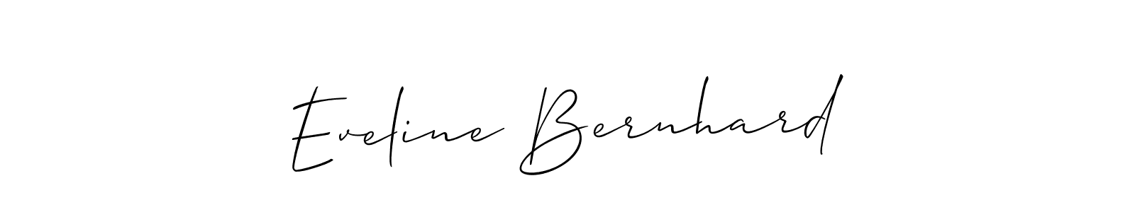 Design your own signature with our free online signature maker. With this signature software, you can create a handwritten (Allison_Script) signature for name Eveline Bernhard. Eveline Bernhard signature style 2 images and pictures png