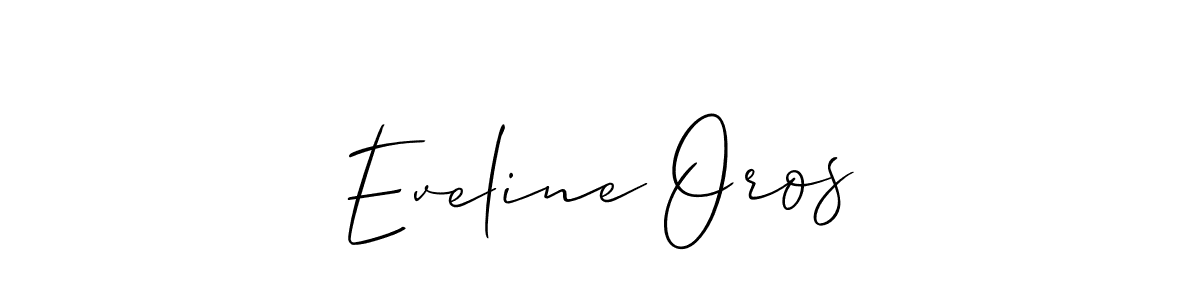 if you are searching for the best signature style for your name Eveline Oros. so please give up your signature search. here we have designed multiple signature styles  using Allison_Script. Eveline Oros signature style 2 images and pictures png