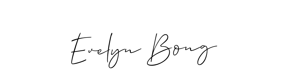 Make a beautiful signature design for name Evelyn Bong. Use this online signature maker to create a handwritten signature for free. Evelyn Bong signature style 2 images and pictures png