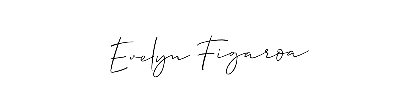 Create a beautiful signature design for name Evelyn Figaroa. With this signature (Allison_Script) fonts, you can make a handwritten signature for free. Evelyn Figaroa signature style 2 images and pictures png