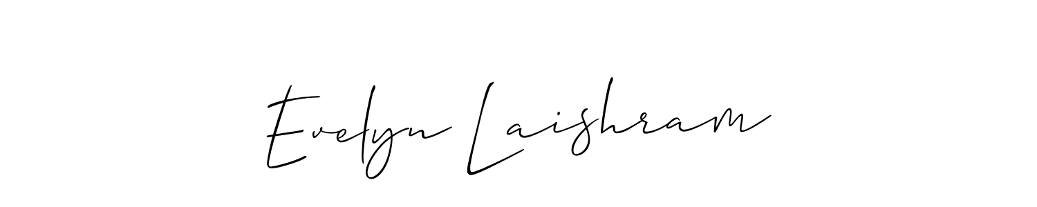How to Draw Evelyn Laishram signature style? Allison_Script is a latest design signature styles for name Evelyn Laishram. Evelyn Laishram signature style 2 images and pictures png