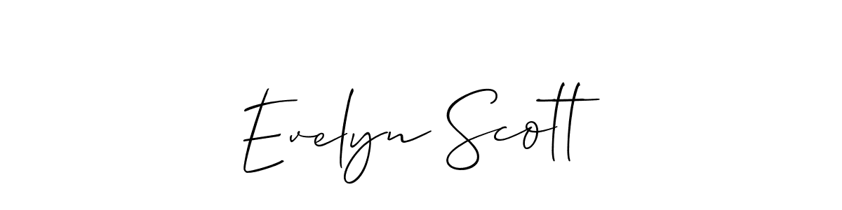 This is the best signature style for the Evelyn Scott name. Also you like these signature font (Allison_Script). Mix name signature. Evelyn Scott signature style 2 images and pictures png