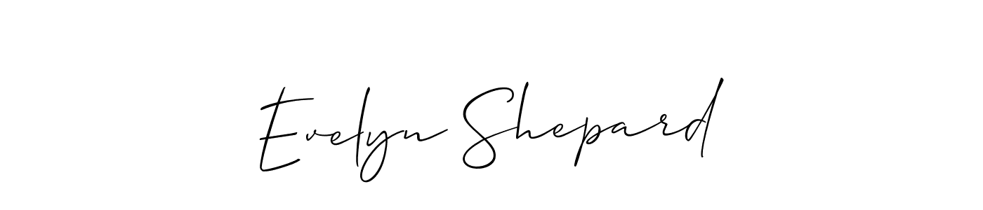 Once you've used our free online signature maker to create your best signature Allison_Script style, it's time to enjoy all of the benefits that Evelyn Shepard name signing documents. Evelyn Shepard signature style 2 images and pictures png