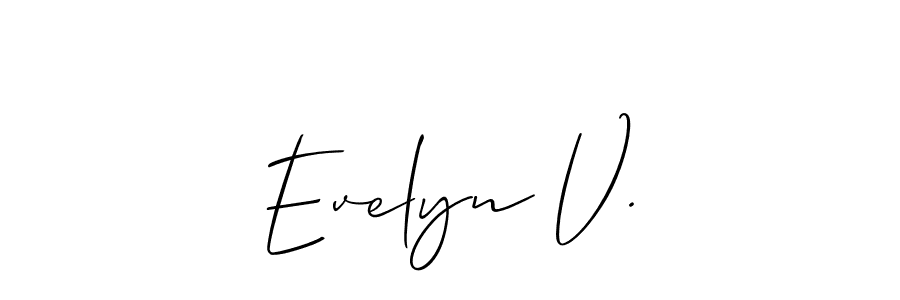 You can use this online signature creator to create a handwritten signature for the name Evelyn V.. This is the best online autograph maker. Evelyn V. signature style 2 images and pictures png