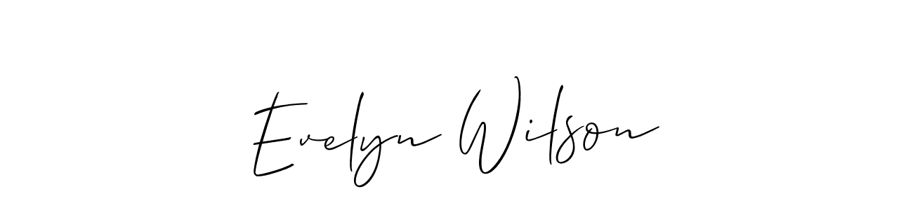 Use a signature maker to create a handwritten signature online. With this signature software, you can design (Allison_Script) your own signature for name Evelyn Wilson. Evelyn Wilson signature style 2 images and pictures png