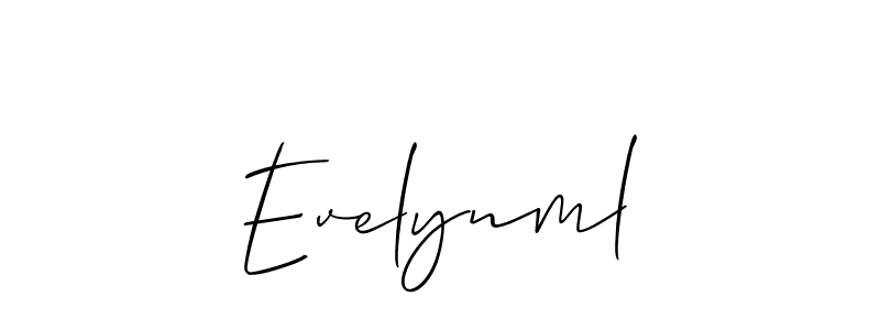 This is the best signature style for the Evelynml name. Also you like these signature font (Allison_Script). Mix name signature. Evelynml signature style 2 images and pictures png