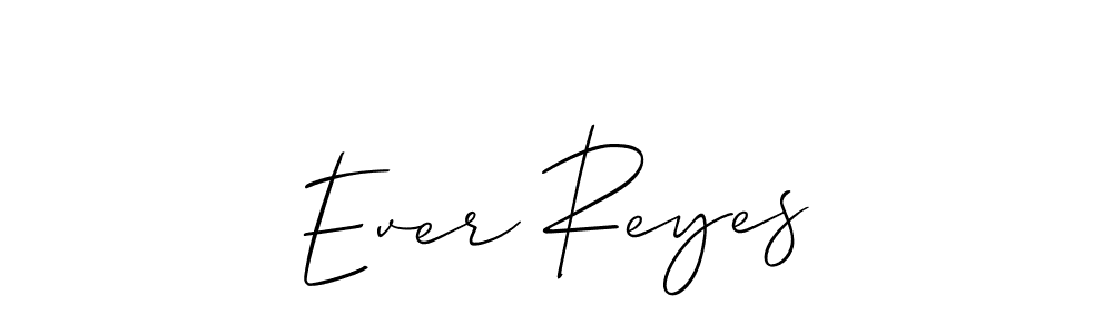 The best way (Allison_Script) to make a short signature is to pick only two or three words in your name. The name Ever Reyes include a total of six letters. For converting this name. Ever Reyes signature style 2 images and pictures png