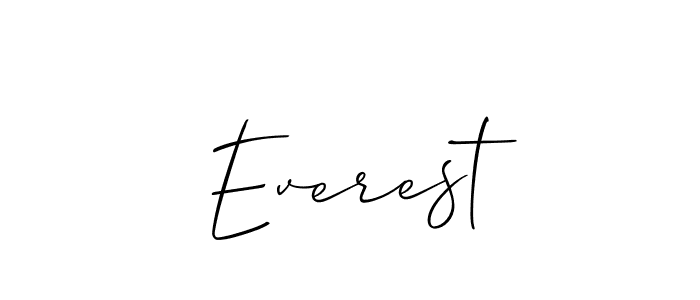 Best and Professional Signature Style for Everest. Allison_Script Best Signature Style Collection. Everest signature style 2 images and pictures png