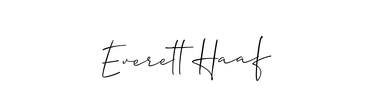 Also we have Everett Haaf name is the best signature style. Create professional handwritten signature collection using Allison_Script autograph style. Everett Haaf signature style 2 images and pictures png