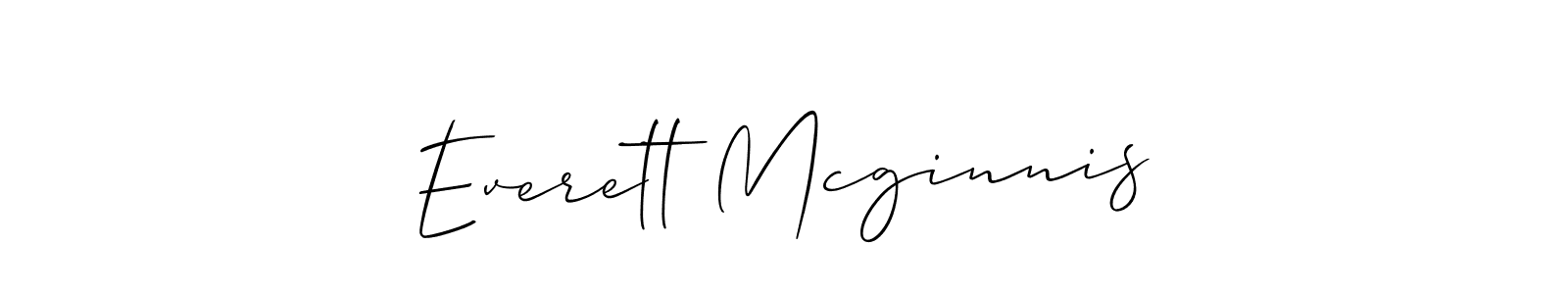 Use a signature maker to create a handwritten signature online. With this signature software, you can design (Allison_Script) your own signature for name Everett Mcginnis. Everett Mcginnis signature style 2 images and pictures png