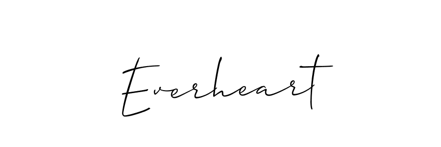 How to make Everheart signature? Allison_Script is a professional autograph style. Create handwritten signature for Everheart name. Everheart signature style 2 images and pictures png