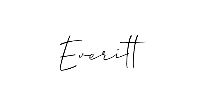 Also we have Everitt name is the best signature style. Create professional handwritten signature collection using Allison_Script autograph style. Everitt signature style 2 images and pictures png