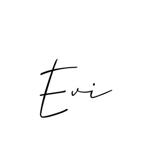 Also You can easily find your signature by using the search form. We will create Evi name handwritten signature images for you free of cost using Allison_Script sign style. Evi signature style 2 images and pictures png