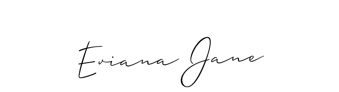 Here are the top 10 professional signature styles for the name Eviana Jane. These are the best autograph styles you can use for your name. Eviana Jane signature style 2 images and pictures png