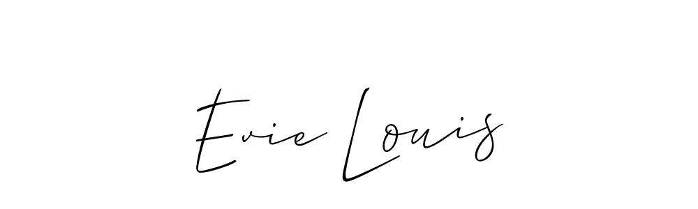 Also we have Evie Louis name is the best signature style. Create professional handwritten signature collection using Allison_Script autograph style. Evie Louis signature style 2 images and pictures png