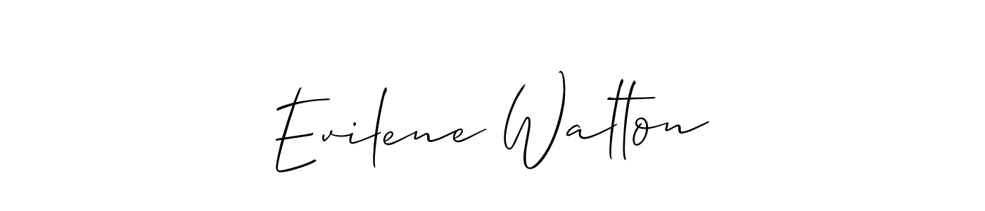 Once you've used our free online signature maker to create your best signature Allison_Script style, it's time to enjoy all of the benefits that Evilene Walton name signing documents. Evilene Walton signature style 2 images and pictures png