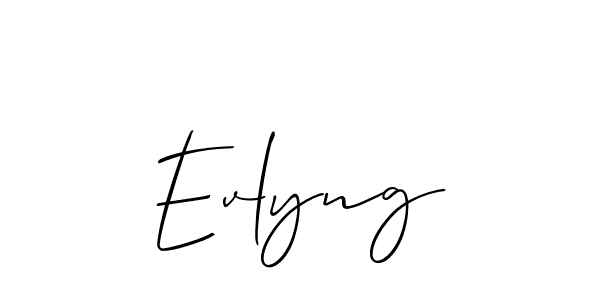 Also You can easily find your signature by using the search form. We will create Evlyng name handwritten signature images for you free of cost using Allison_Script sign style. Evlyng signature style 2 images and pictures png