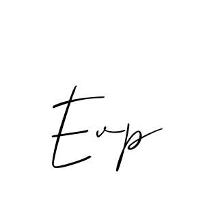 Similarly Allison_Script is the best handwritten signature design. Signature creator online .You can use it as an online autograph creator for name Evp. Evp signature style 2 images and pictures png