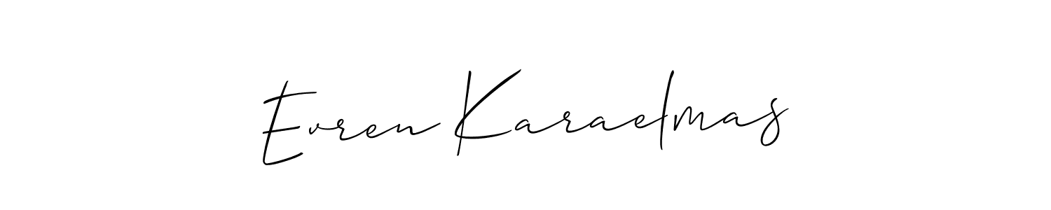 You can use this online signature creator to create a handwritten signature for the name Evren Karaelmas. This is the best online autograph maker. Evren Karaelmas signature style 2 images and pictures png