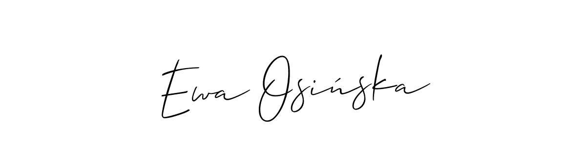 Here are the top 10 professional signature styles for the name Ewa Osińska. These are the best autograph styles you can use for your name. Ewa Osińska signature style 2 images and pictures png