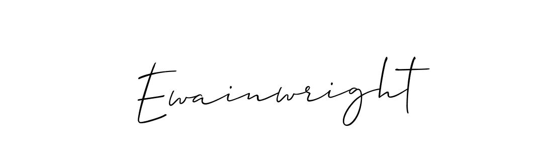 Ewainwright stylish signature style. Best Handwritten Sign (Allison_Script) for my name. Handwritten Signature Collection Ideas for my name Ewainwright. Ewainwright signature style 2 images and pictures png