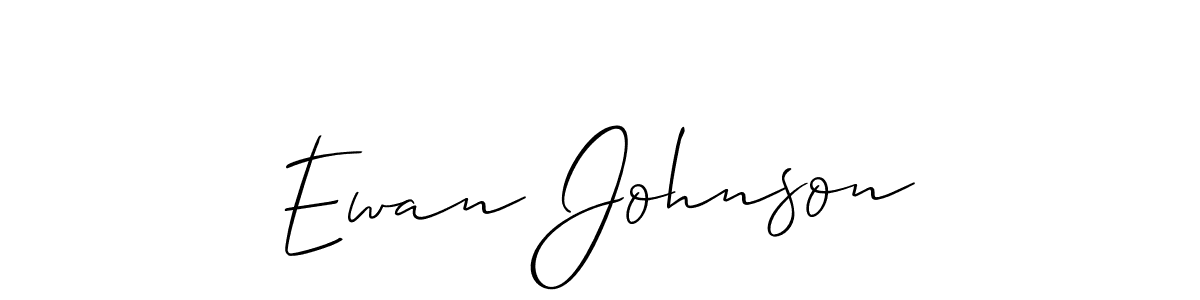 if you are searching for the best signature style for your name Ewan Johnson. so please give up your signature search. here we have designed multiple signature styles  using Allison_Script. Ewan Johnson signature style 2 images and pictures png