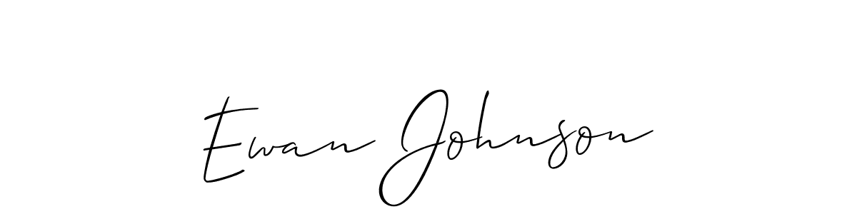 You should practise on your own different ways (Allison_Script) to write your name (Ewan Johnson) in signature. don't let someone else do it for you. Ewan Johnson signature style 2 images and pictures png