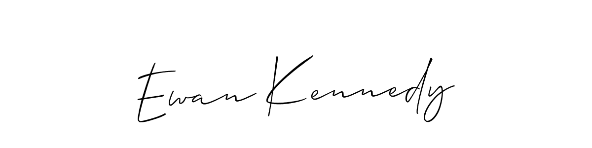 Use a signature maker to create a handwritten signature online. With this signature software, you can design (Allison_Script) your own signature for name Ewan Kennedy. Ewan Kennedy signature style 2 images and pictures png