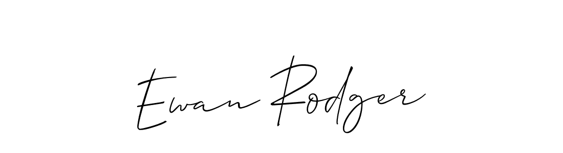 The best way (Allison_Script) to make a short signature is to pick only two or three words in your name. The name Ewan Rodger include a total of six letters. For converting this name. Ewan Rodger signature style 2 images and pictures png