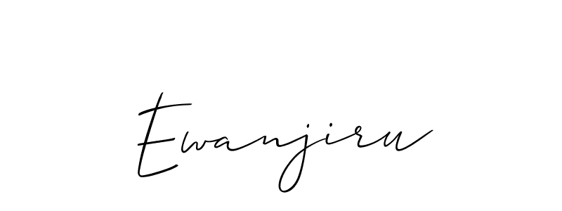 Also You can easily find your signature by using the search form. We will create Ewanjiru name handwritten signature images for you free of cost using Allison_Script sign style. Ewanjiru signature style 2 images and pictures png