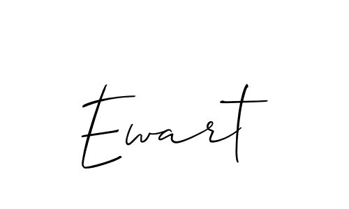 if you are searching for the best signature style for your name Ewart. so please give up your signature search. here we have designed multiple signature styles  using Allison_Script. Ewart signature style 2 images and pictures png