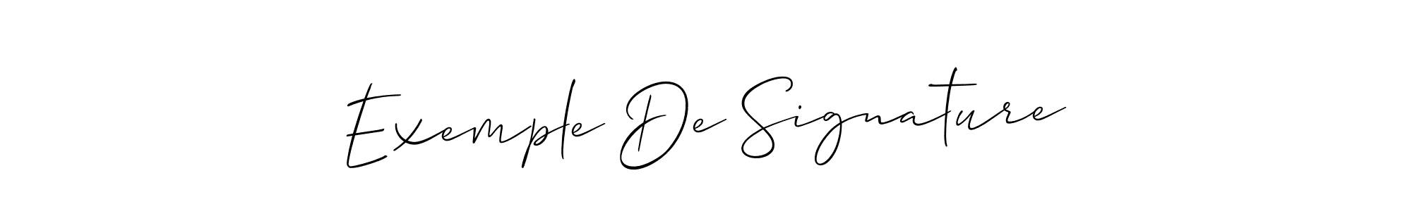 Check out images of Autograph of Exemple De Signature name. Actor Exemple De Signature Signature Style. Allison_Script is a professional sign style online. Exemple De Signature signature style 2 images and pictures png