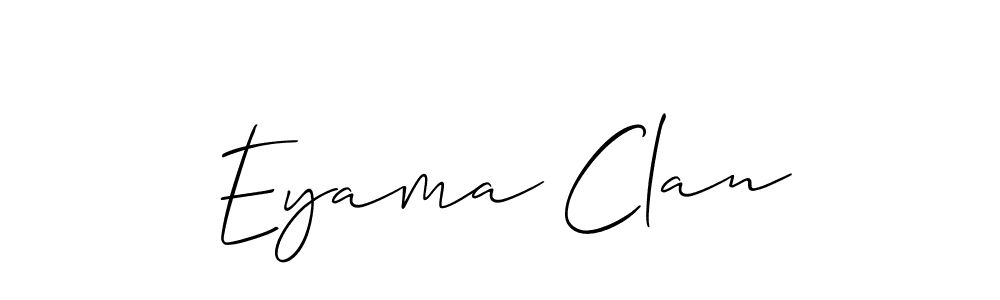 This is the best signature style for the Eyama Clan name. Also you like these signature font (Allison_Script). Mix name signature. Eyama Clan signature style 2 images and pictures png