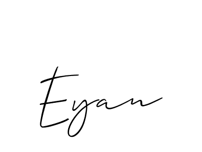 Make a beautiful signature design for name Eyan. Use this online signature maker to create a handwritten signature for free. Eyan signature style 2 images and pictures png