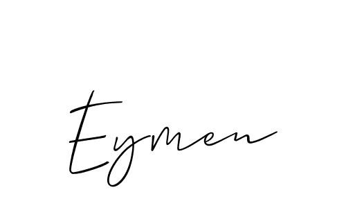 The best way (Allison_Script) to make a short signature is to pick only two or three words in your name. The name Eymen include a total of six letters. For converting this name. Eymen signature style 2 images and pictures png