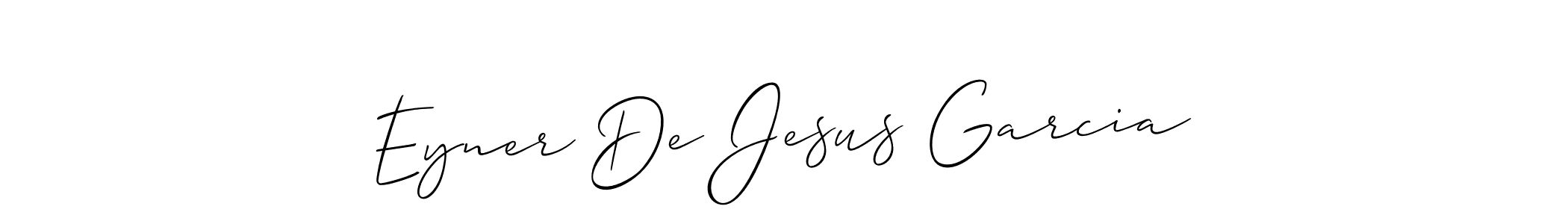 Create a beautiful signature design for name Eyner De Jesus Garcia. With this signature (Allison_Script) fonts, you can make a handwritten signature for free. Eyner De Jesus Garcia signature style 2 images and pictures png
