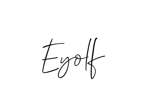 Best and Professional Signature Style for Eyolf. Allison_Script Best Signature Style Collection. Eyolf signature style 2 images and pictures png